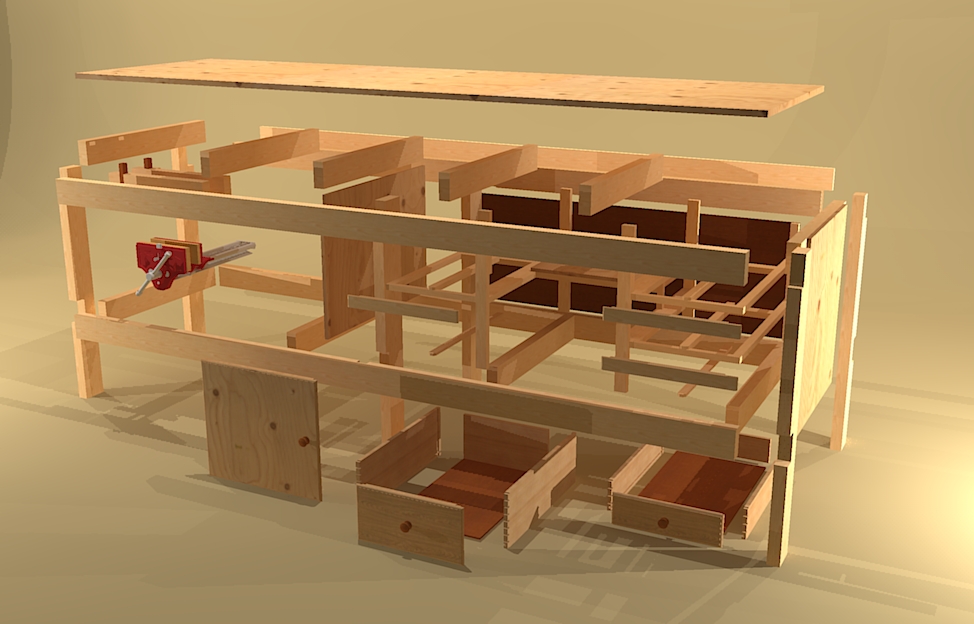 Creekside Woodshop Sketchup Drawings 2532